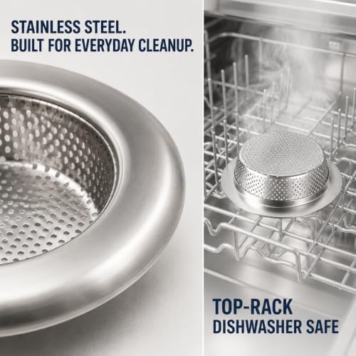 Helect 3-Pack Kitchen Sink Strainer - Image 5