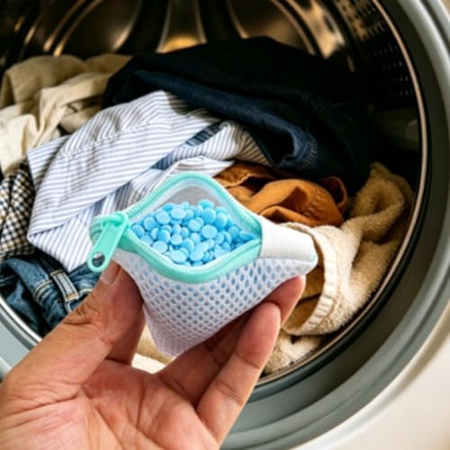 5 PCS Mini Mesh Laundry Pod Bags, Anti‑Sticking Scent Beads Laundry Bags - Image 6