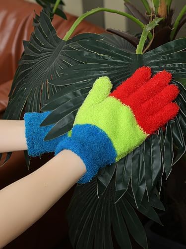 Patelai 3 Pairs Microfiber Dusting Gloves - Image 4