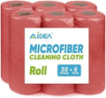 AIDEA Microfiber Cleaning Cloth-330 Sheets 6 Roll by AIDEAHOME