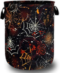 Spider Web Laundry Basket Oxford Cloth Foldable Hamper 18.9x16.5 Inch by Unknown