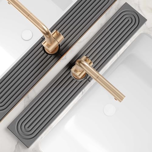 Faucet Splash Guard for Kitchen Sink, Kitchen Sink Faucet Mat by eormoe