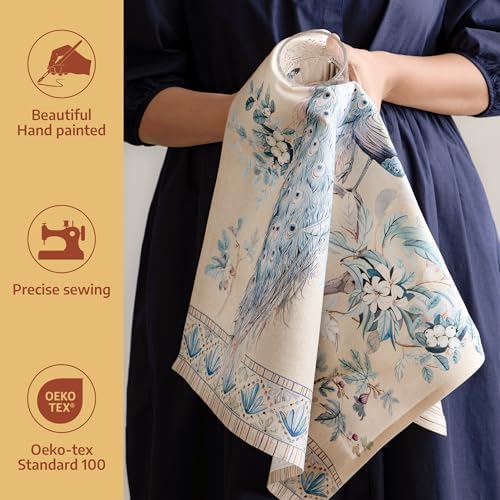 Maison d' Hermine Kitchen Towels Set of 3 100% Combed Cotton 27.50"x20" - Image 2