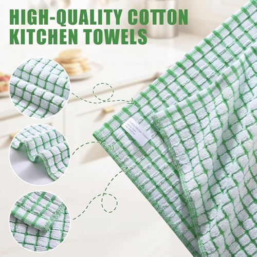 Mordimy Premium Cotton Kitchen Towels 16"x 25", 8 Pack - Image 3