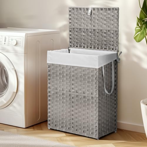 DUMOS Woven Laundry Basket - Image 6