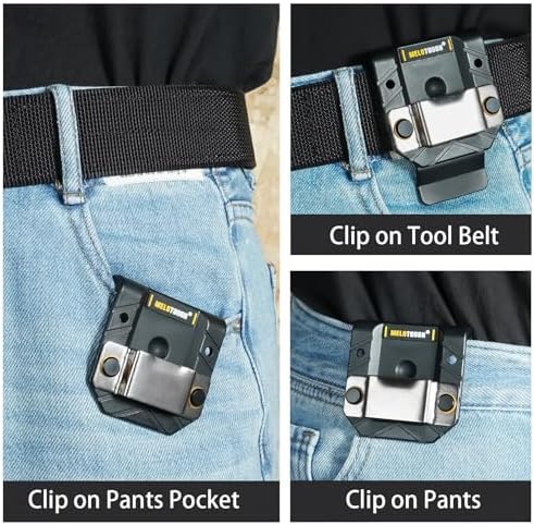 MELOTOUGH Tape Measure Holder, Tape Measure Belt Clip, Tape Measure Holster - Image 4