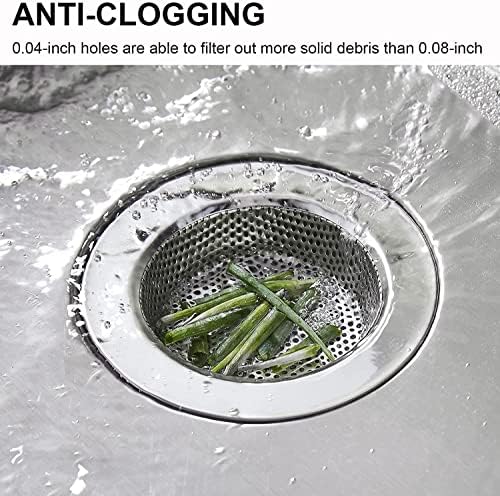 LASSHSWA Kitchen Sink Strainer Stainless Steel, Kitchen Sink Drain - Image 5