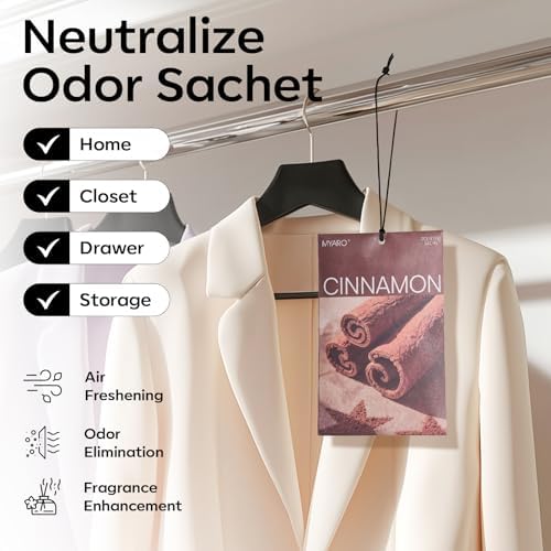 MYARO 20Pcs Cinnamon Scented Sachets, Closet Deodorizer Car Air Freshener - Image 2