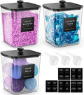 Moforoco 3 Pcs Laundry Pods Container, Large Detergent Powder Storage by MOFOROCO