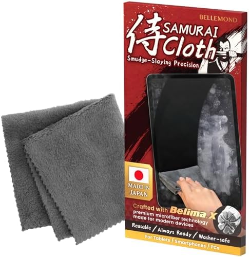 BELLEMOND 「Samurai Cloth」 Japanese Microfiber Cleaning Cloth, Large 1 Pack by BELLEMONDMadeinJapan