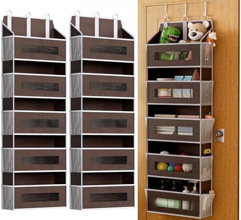 2 Pack 5 Tier Over the Door Organizer by Unknown