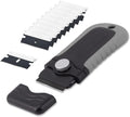 Razor Blade Scraper Tool, Glass Stovetop Paint Scraper | 10PCS Black Carbon by Gomake