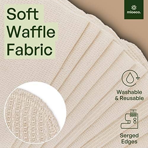 mioeco 10 Pack Reusable Kitchen Paper Towels, Organic Dish Cloths - Image 5