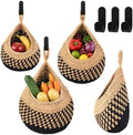 Honeydak 3 Hanging Baskets, Linen by Honeydak