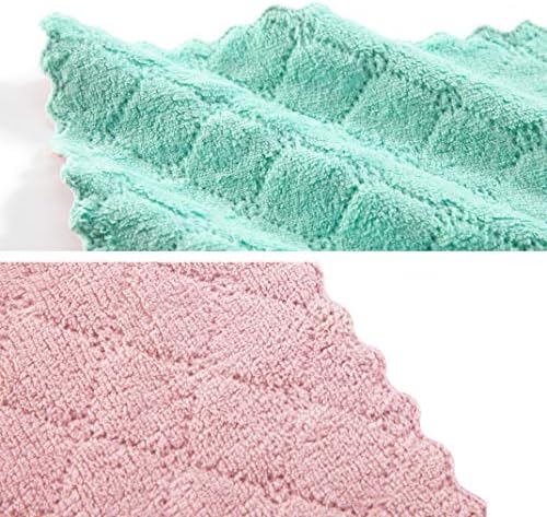 Hypermotion Microfiber Cleaning Cloth, Kitchen Towels, Double-Sided Microfiber - Image 5