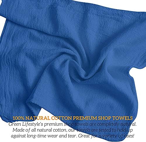 GREEN LIFESTYLE Shop Towels 12" x 14" 50 Pack - Image 3