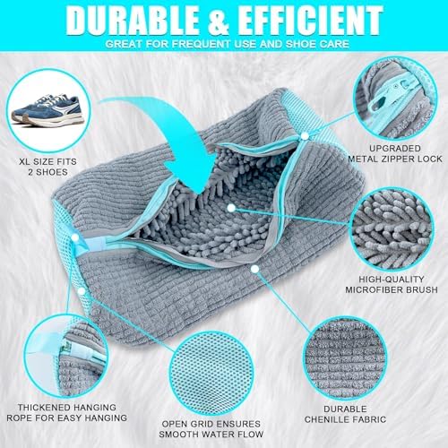 Shoe Washing Machine Bag, 2 Pack Shoe Laundry Bags - Image 3