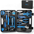 DISEN Home Tool Set with Storage Case Hammer Wrench Pliers Screwdrivers by DISEN