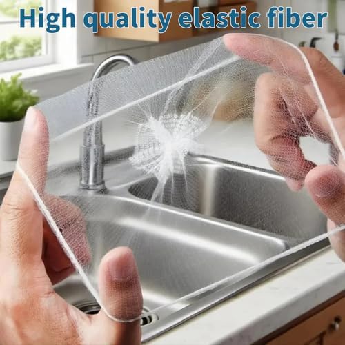 200 PCS Kitchen Disposable Mesh Sink Strainer Bags, Anti-Clogging Drain Filters - Image 5