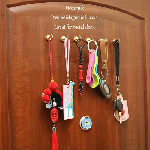 Neosmuk Magnetic Hooks for Cruise Cabins, 30lb Heavy Duty, 6 Pack - Image 5