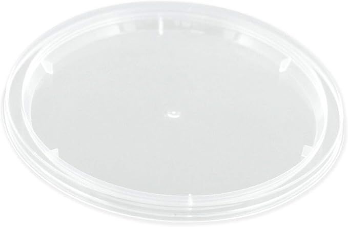 Custom Shop Paint Mixing Cup Lids Only (Box of 50) Quart Size - Exclusively Fits Custom Shop/TCP Global Cups, 32 Ounce Size - Auto Paint Cup Lids for Acrylic Paints & Epoxy Resin Containers