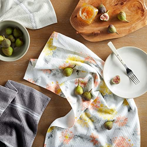 Martha Stewart Amber Floral Kitchen Towel Set 4-Pack - Image 2