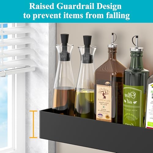 HuggieGems Black Magnetic Spice Rack - Image 7