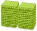 kimteny Microfiber Dish Cloths for Washing Dishes 24 Pack, Lime Green by kimteny