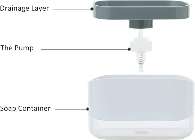 Dish Soap Dispenser for Kitchen Sink - Image 2
