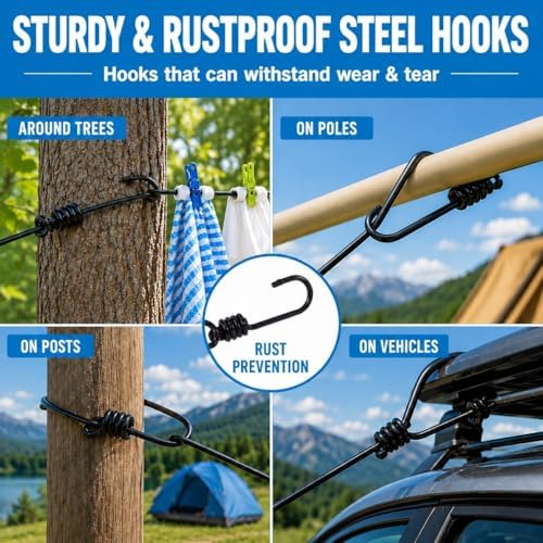 Retractable Travel Clothesline - Image 5