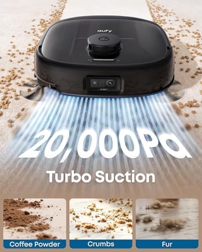eufy E25 Robot Vacuum and Mop Combo, 000 Pa, HydroJet Roller Mop - Image 4