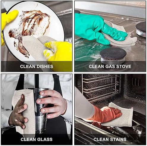 Nialnant 6 Pack Kitchen Towels, 100% Cotton Waffle Weave Dish Towels - Image 5
