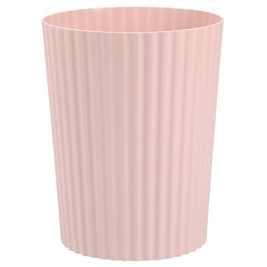 JiatuA Small Trash Can Plastic Wastebasket Round Garbage Container Bin by JiatuA