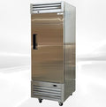 Commercial Refrigerator 1-Door Solid Upright Reach in Stainless Steel NSF 27" Width, Capacity 17 Cuft, Bottom Mounted Restaurant Quality Kitchen Cooler Fridge AKR-06881, NSF Certified
