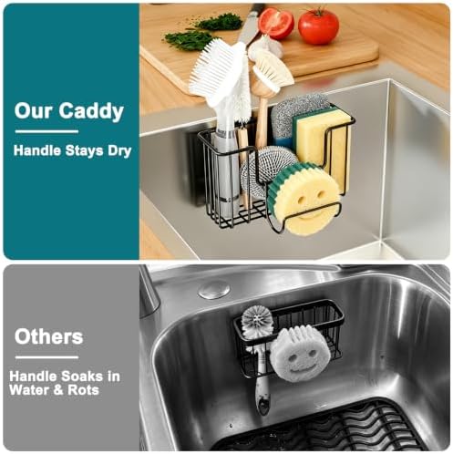 Fikoksol Sponge Holder for Kitchen Inside Sink Hanging - Image 6