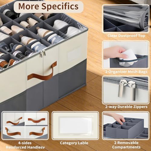 Premium 24-Pair Shoe Organizer - Image 7