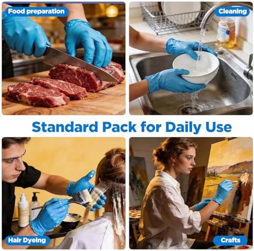 Food Grade Nitrile Gloves Medium, 5 Mil - Image 6