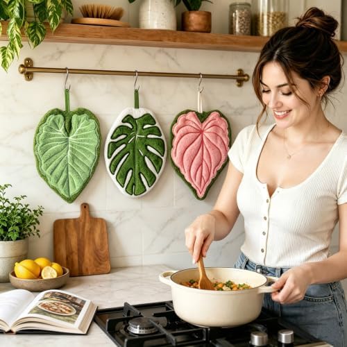 3 Pack Cute Kitchen Hand Towels - Image 2