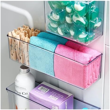 iDesign Magnetic Clear Plastic Organizer Bins - Image 5