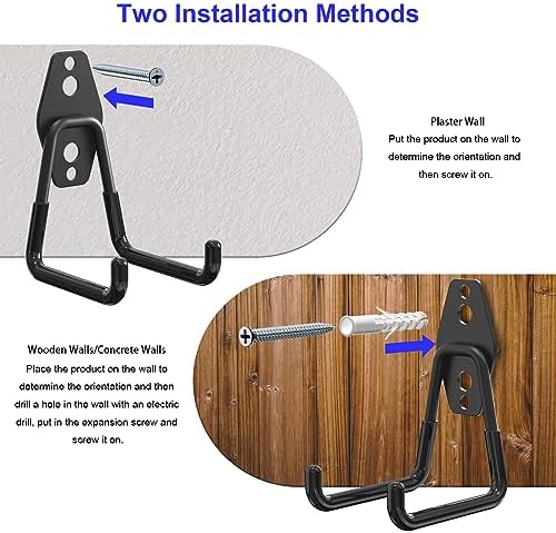 Magnetic Garage Hooks, Hoses and Garden Tools, No-Drill Storage - Image 5