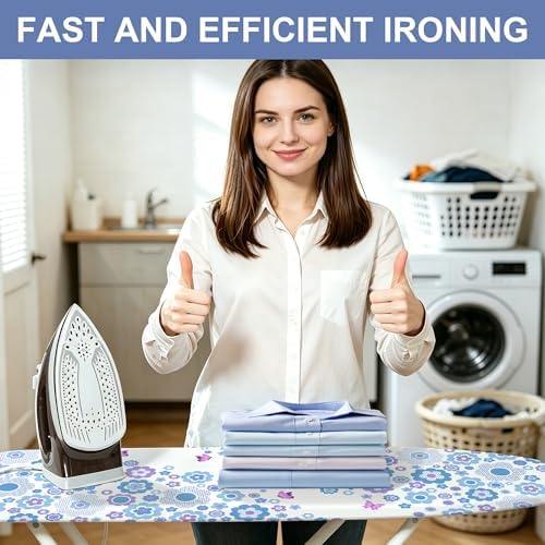 Flowers Ironing Board Cover and Pad 15x54 Inch, 100% Cotton Surface Heavy Duty - Image 7