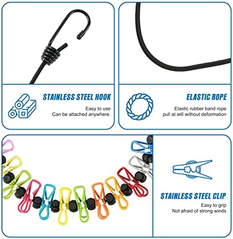 Retractable Portable Travel Clothesline Camping Clothing Line - Image 2