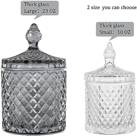 2 Pack Qtip Holder Apothecary Jars - Image 3