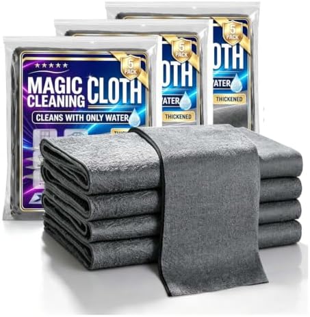 15 Pack XXL Genie Cloth Magic Cloth, Genie Magic Cleaning Cloths by Goodqualityforyou