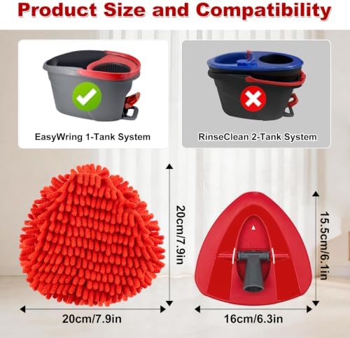 Chenille Mop Head Replacements Compatible - Image 2