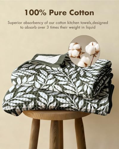 Miss Adola 370GSM Cotton Waffle Kitchen Towels - Image 3