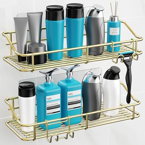 Nieifi Shower Caddy Adhesive, Shower Shelves, Shampoo Holder - Image 3