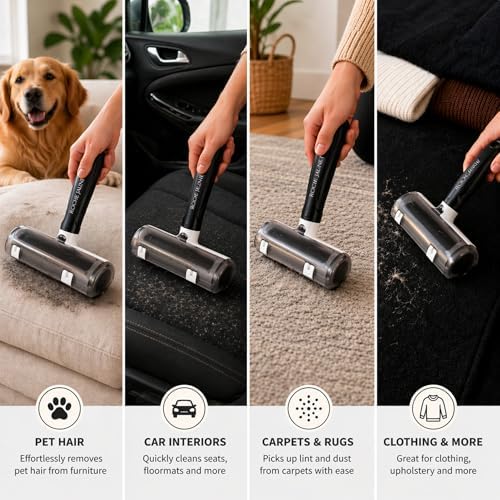 Pet Hair Remover Roller, Reusable Lint Roller - Image 2