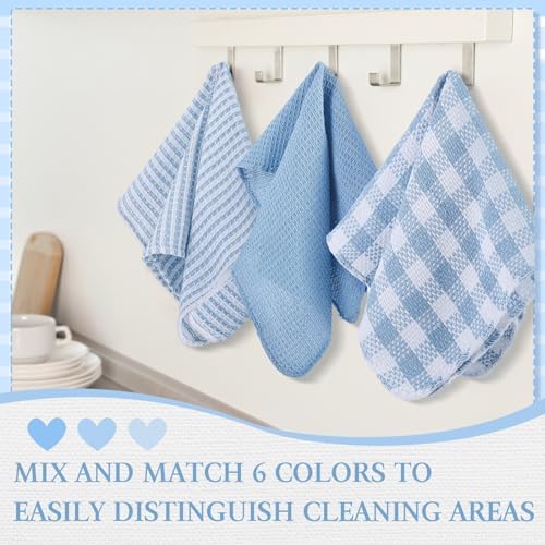 Patelai 12 Kitchen Dish Rags, 13.8'' X 13.8'' - Image 3