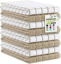 Kitinjoy Premium Kitchen Towels, Large 100% Cotton Terry 390 GSM Kitchen Hand by Kitinjoy